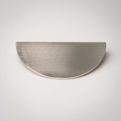 Demi Lune, Solid Brass Half Moon Cabinet Pulls.