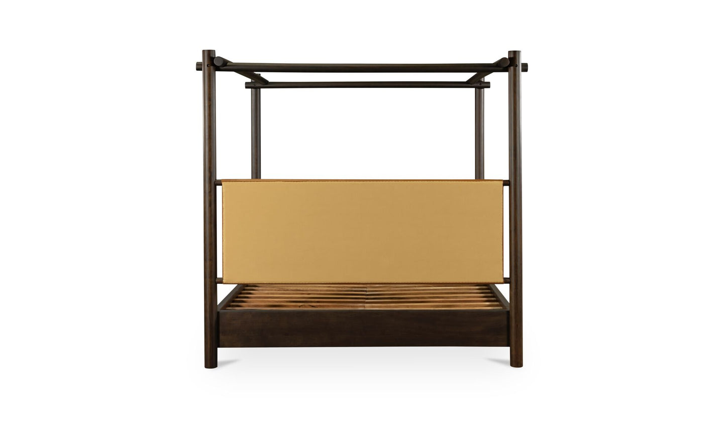Devin Bed Queen Brown