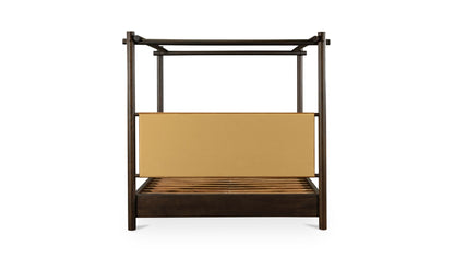 Devin Bed Queen Brown