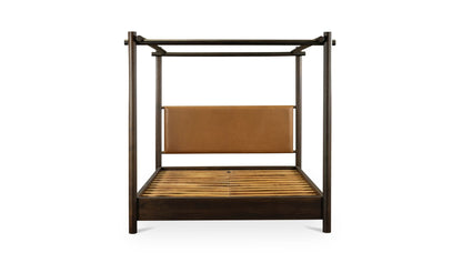 Devin Bed Queen Brown