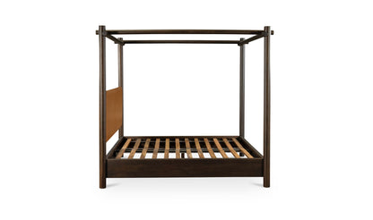 Devin Bed Queen Brown
