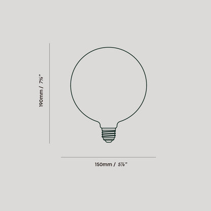 Sphere IV E26 Dim-to-Warm LED Bulb.