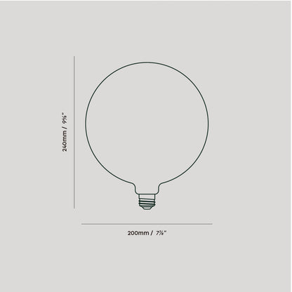 Sphere V E26 Dim-to-Warm LED Bulb.