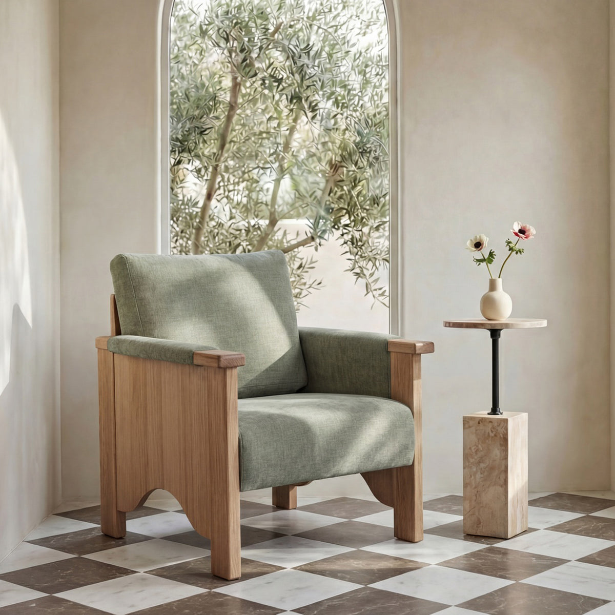 Bauer Accent Chair Sage - alternate view 6