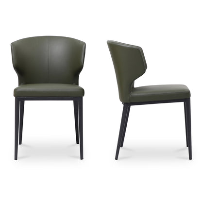Delaney Dining Chair Dark Green-Set of Two - image 6