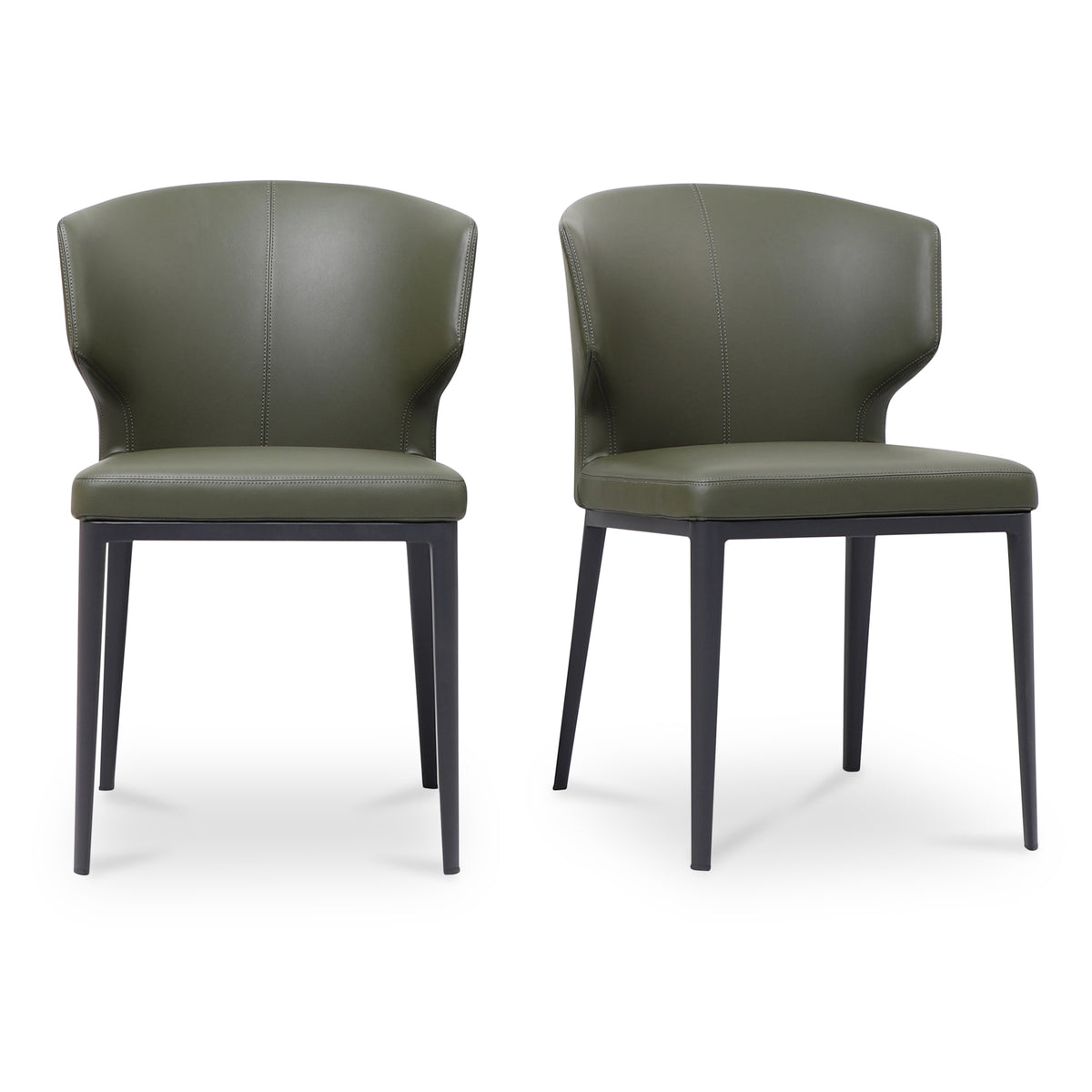 Delaney Dining Chair Dark Green-Set of Two - image 1