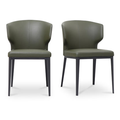 Delaney Dining Chair Dark Green-Set of Two - image 1