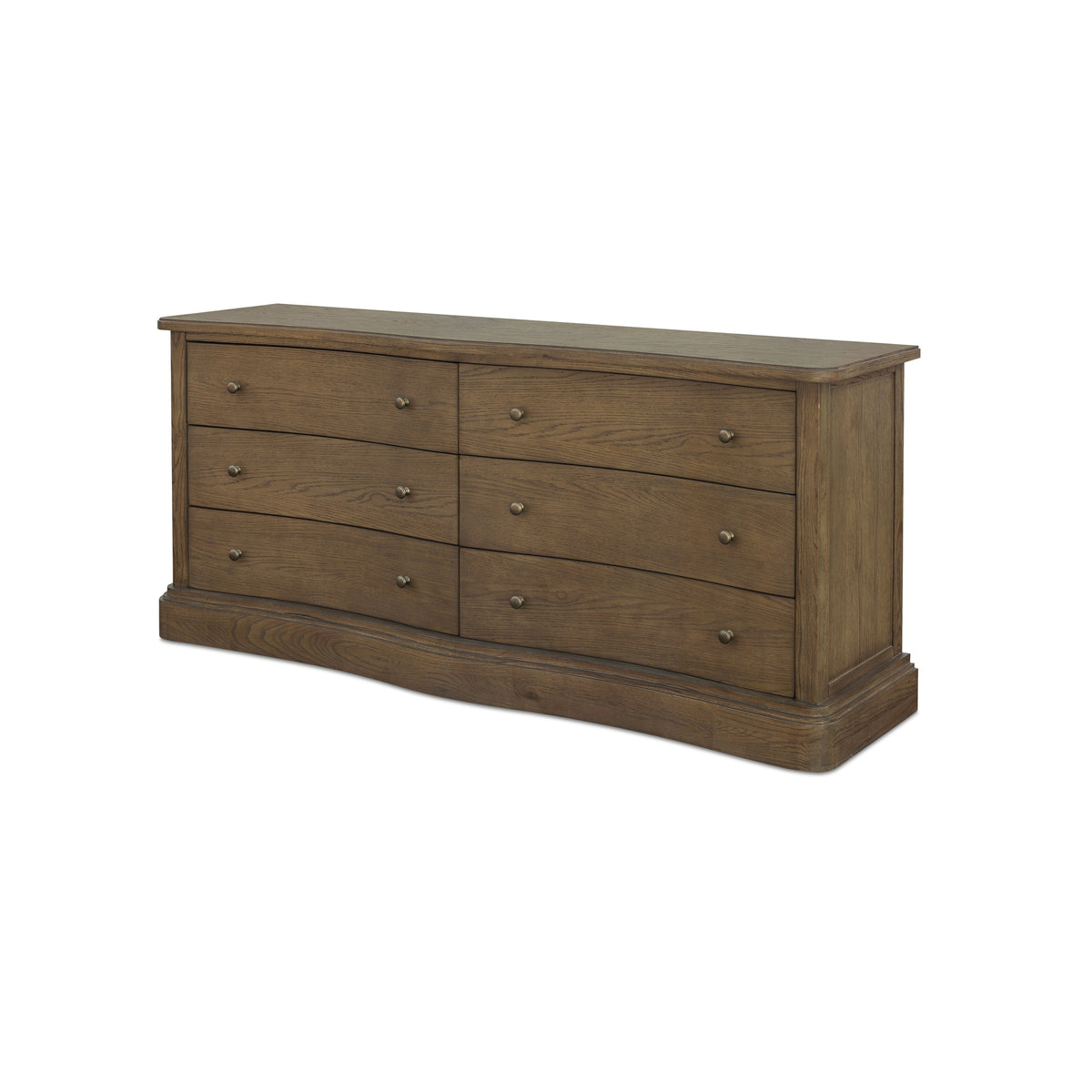 Clarence 6 Drawer Dresser Warm Brown image 5