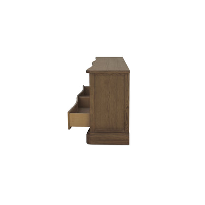 Clarence 6 Drawer Dresser Warm Brown image 3