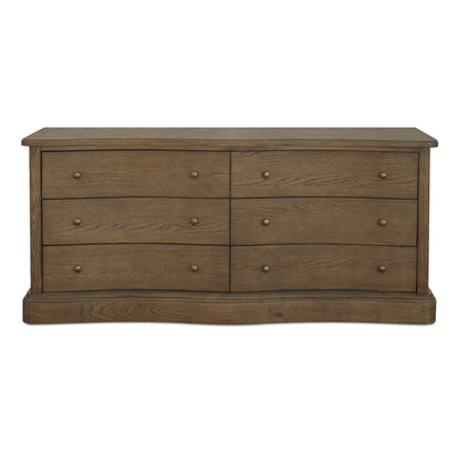Clarence 6 Drawer Dresser Warm Brown product image