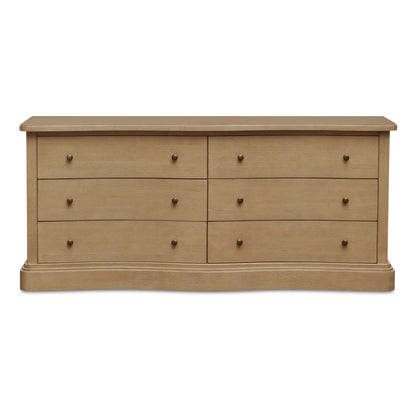 Clarence 6 Drawer Dresser Natural product image