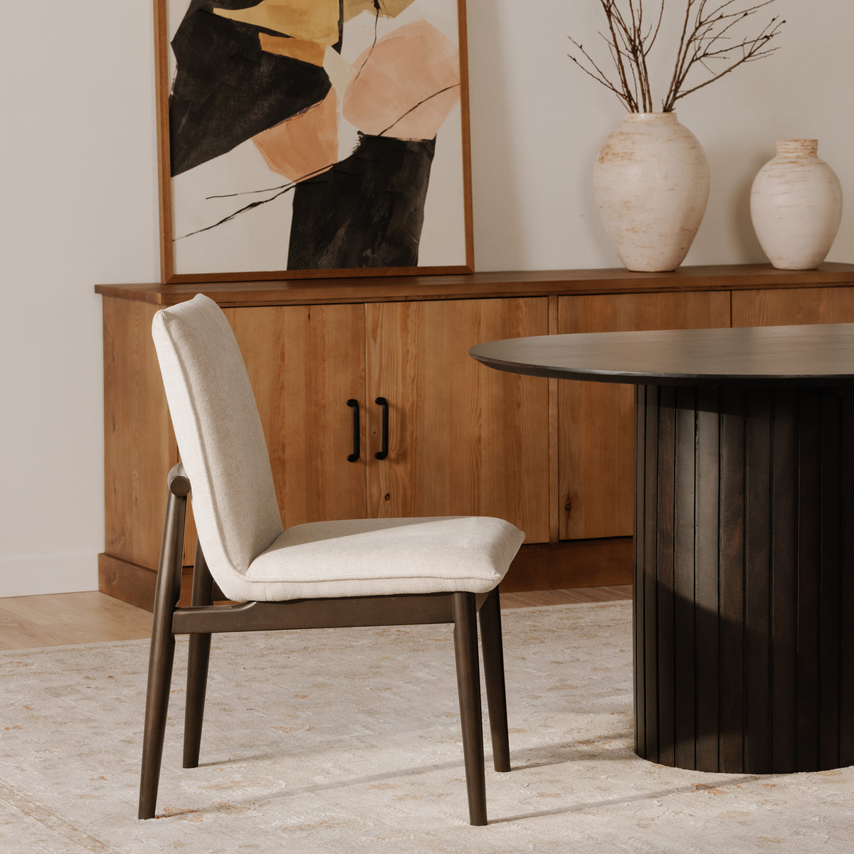 Charlie Dining Chair Beige– Set of Two – image 3