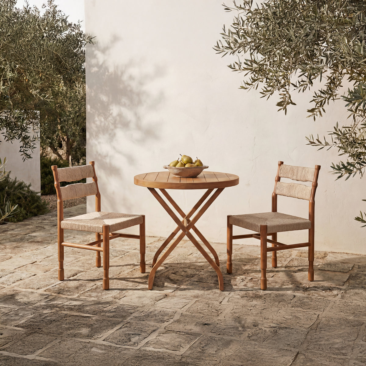 Perry Outdoor Bistro Table Natural additional view