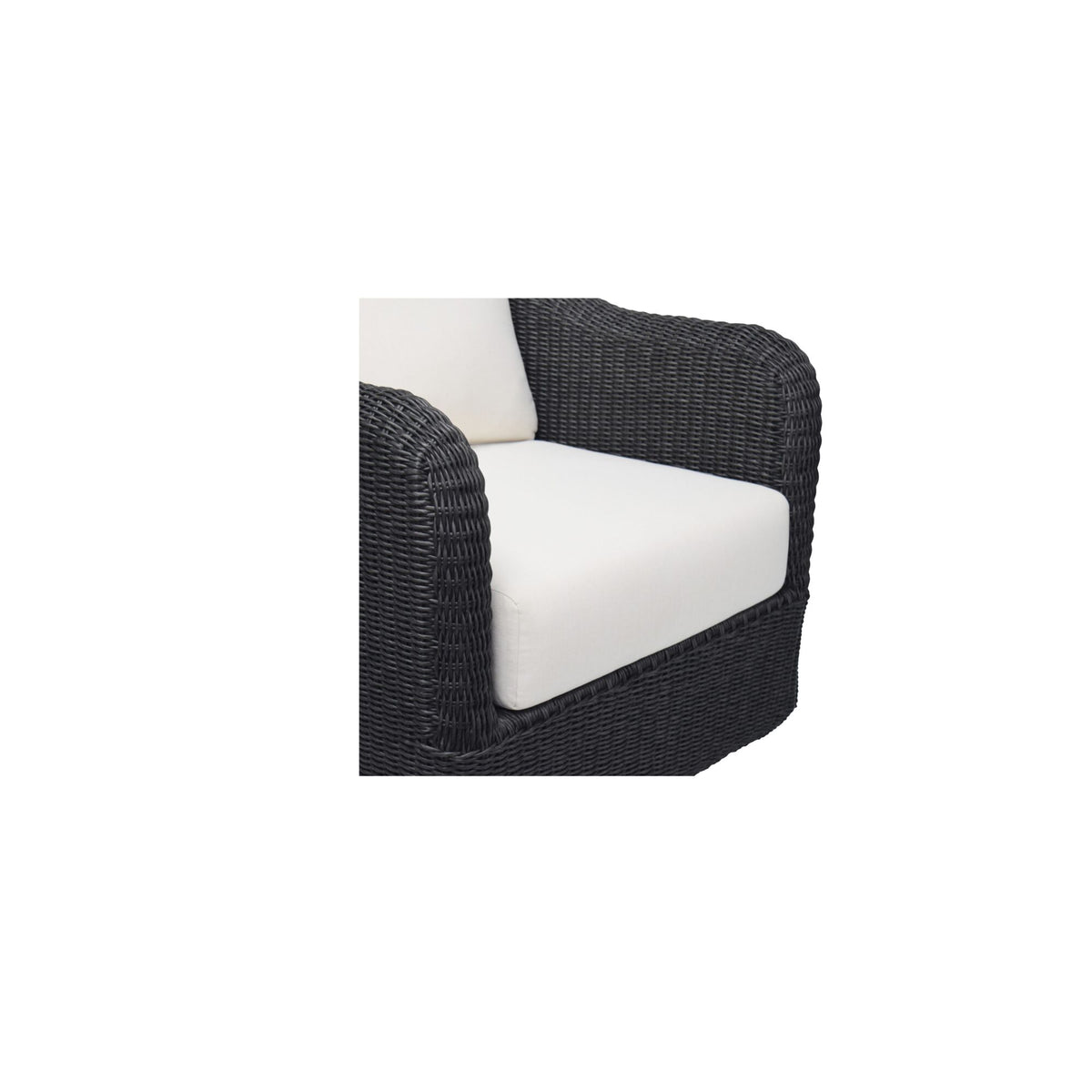 Bodhi Outdoor Swivel Accent Chair Charcoal