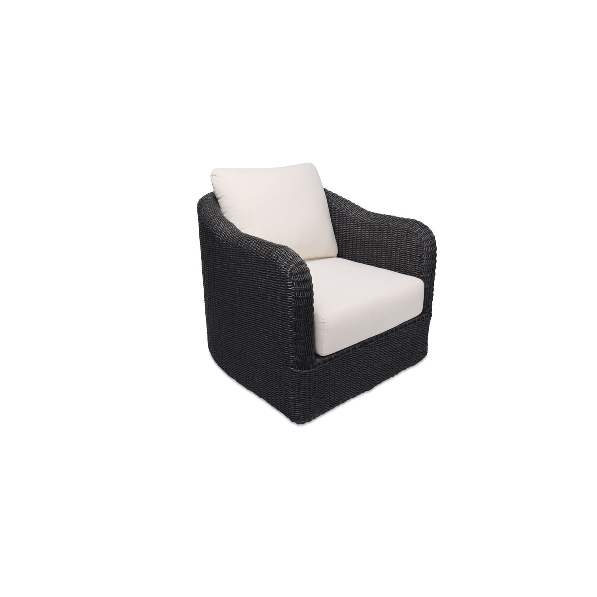 Bodhi Outdoor Swivel Accent Chair Charcoal