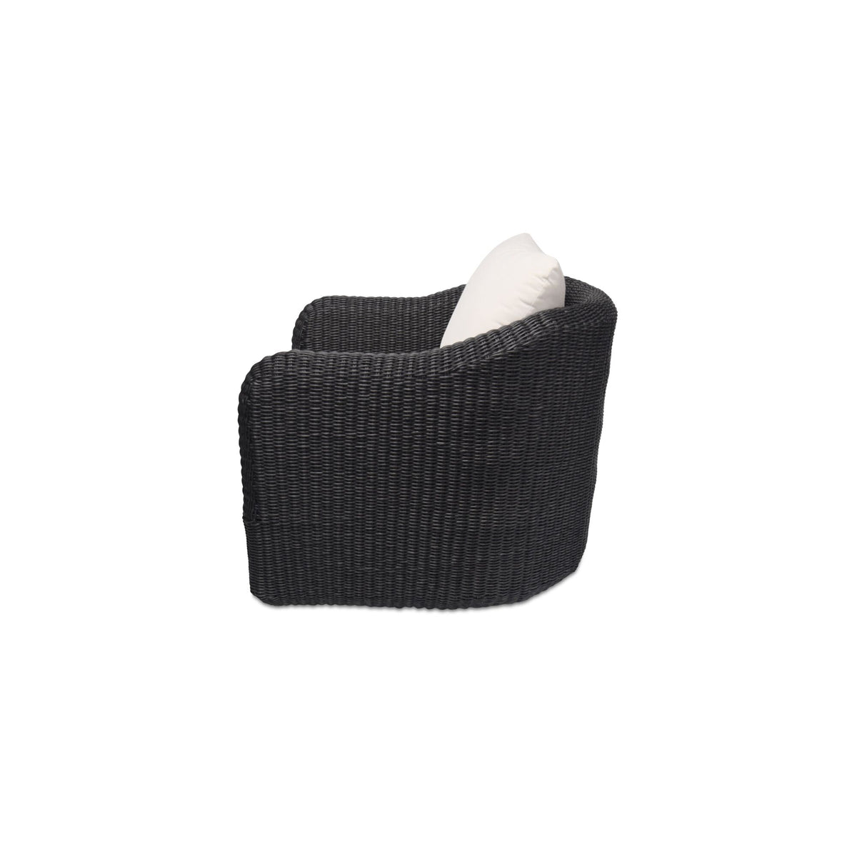 Bodhi Outdoor Swivel Accent Chair Charcoal