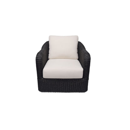 Bodhi Outdoor Swivel Accent Chair Charcoal