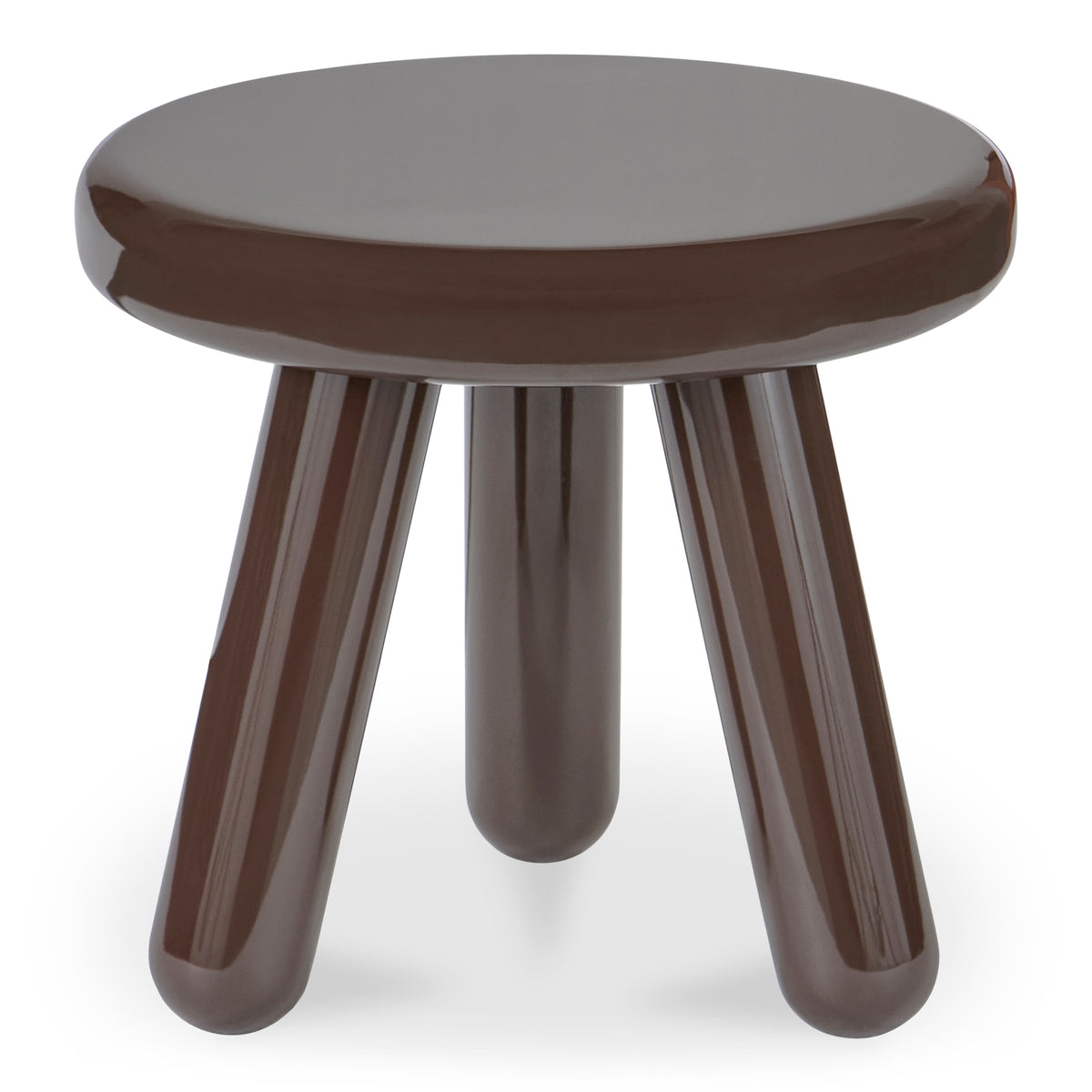 Joy Accent Table Dark Brown Lacquer - product image
