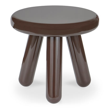 Joy Accent Table Dark Brown Lacquer - image 3