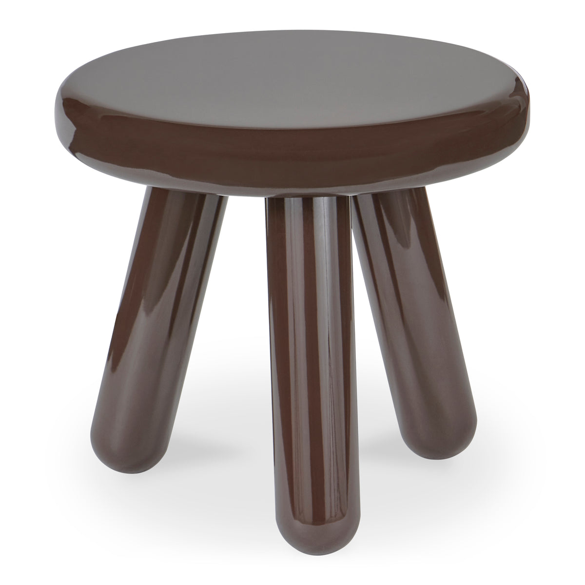 Joy Accent Table Dark Brown Lacquer - image 4