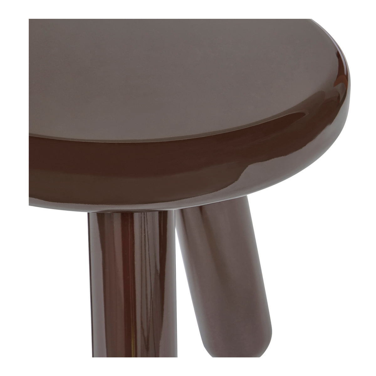 Joy Accent Table Dark Brown Lacquer - image 5