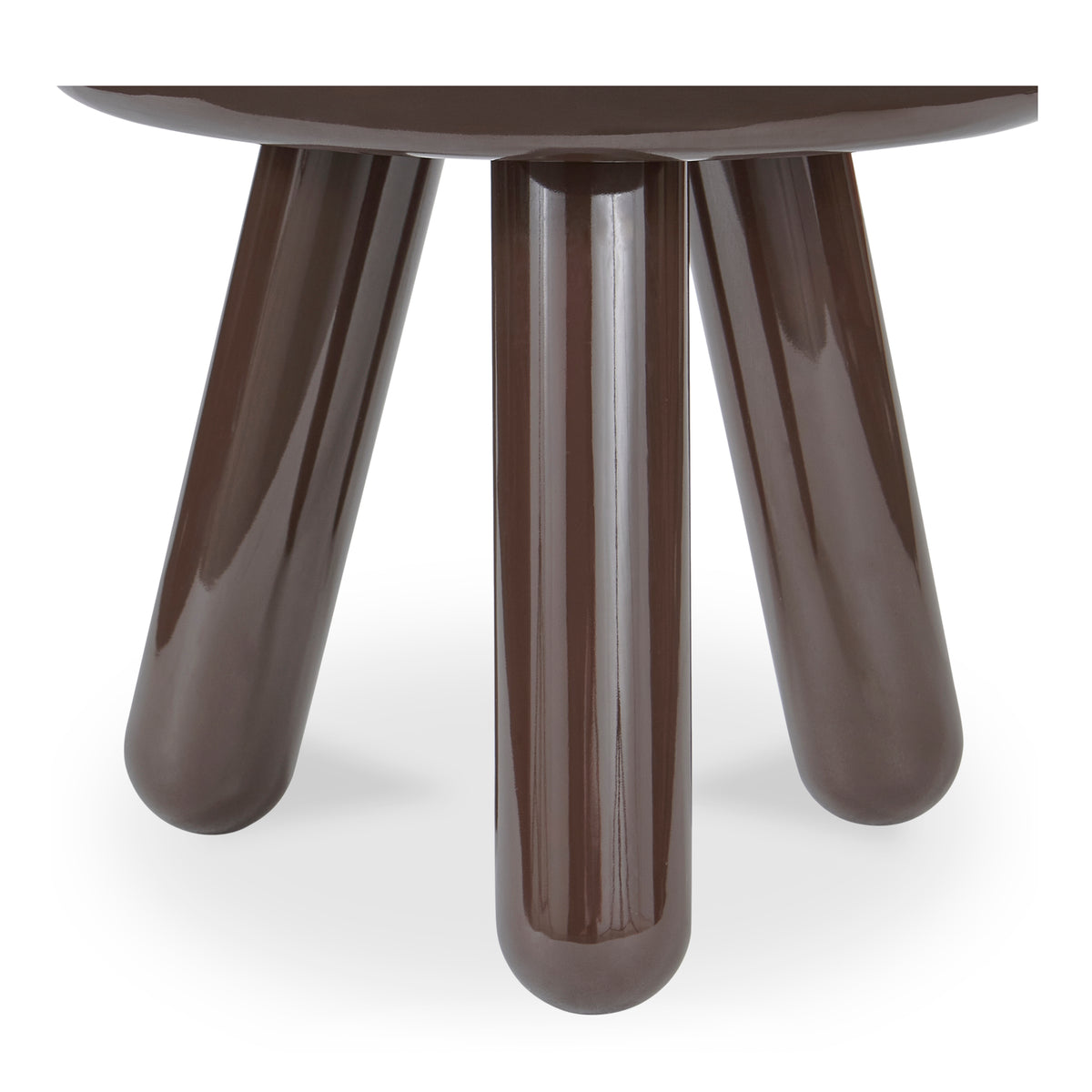Joy Accent Table Dark Brown Lacquer - image 6