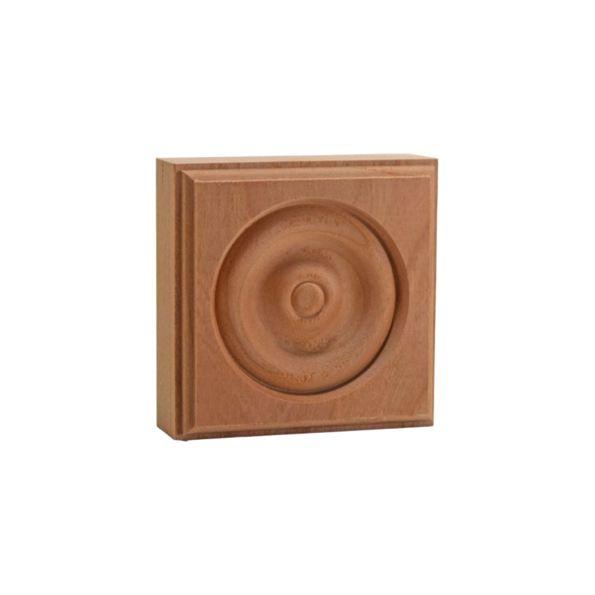 EWAP30 Rosette Casing Corner Block 1 inch x 3 inch Square Unfinished.