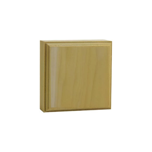 EWAP31 Casing Corner Block 1 inch x 3 inch Square Unfinished.