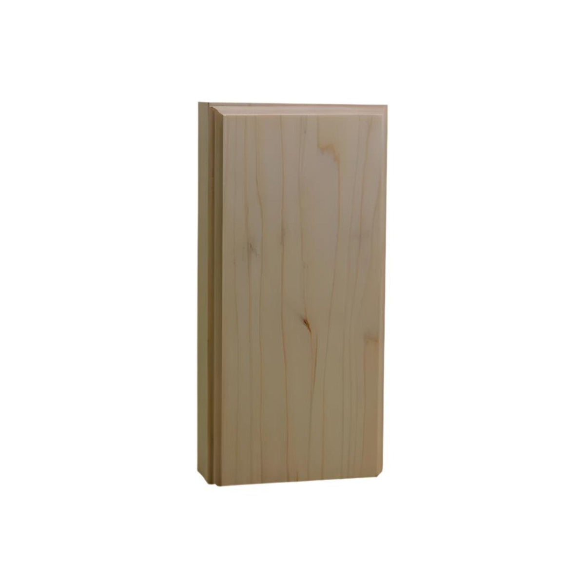 EWAP36 Casing Plinth Block 1 inch x 3 Inch x 6 inch Tall Unfinished.