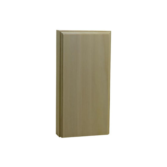 EWAP36 Casing Plinth Block 1 inch x 3 Inch x 6 inch Tall Unfinished.