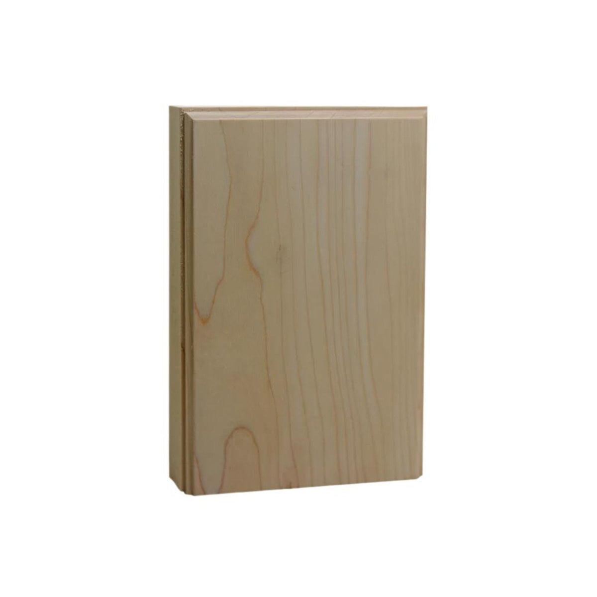 EWAP46 Casing Plinth Block 1 inch x 4 Inch x 6 inch Tall Unfinished.