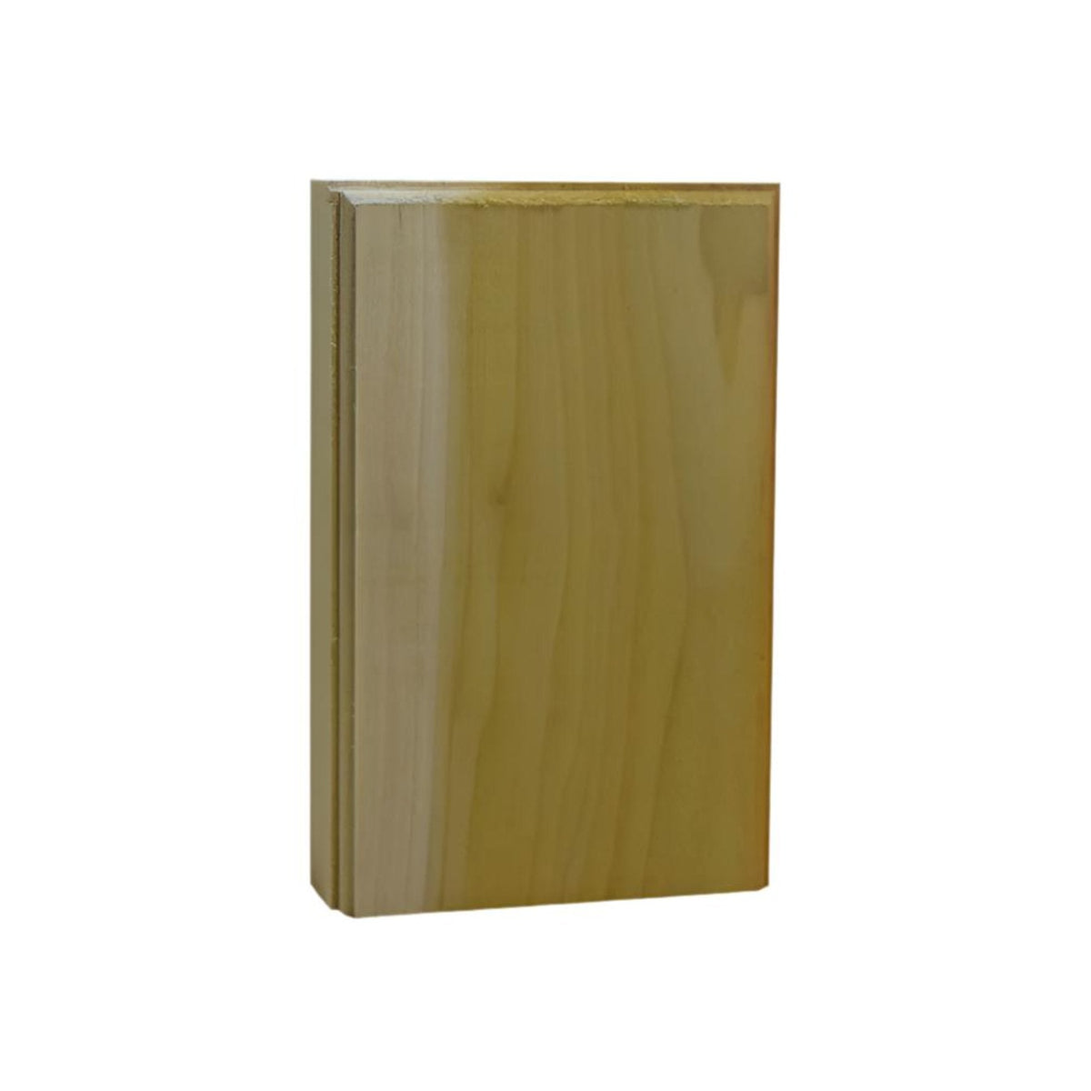 EWAP46 Casing Plinth Block 1 inch x 4 Inch x 6 inch Tall Unfinished.