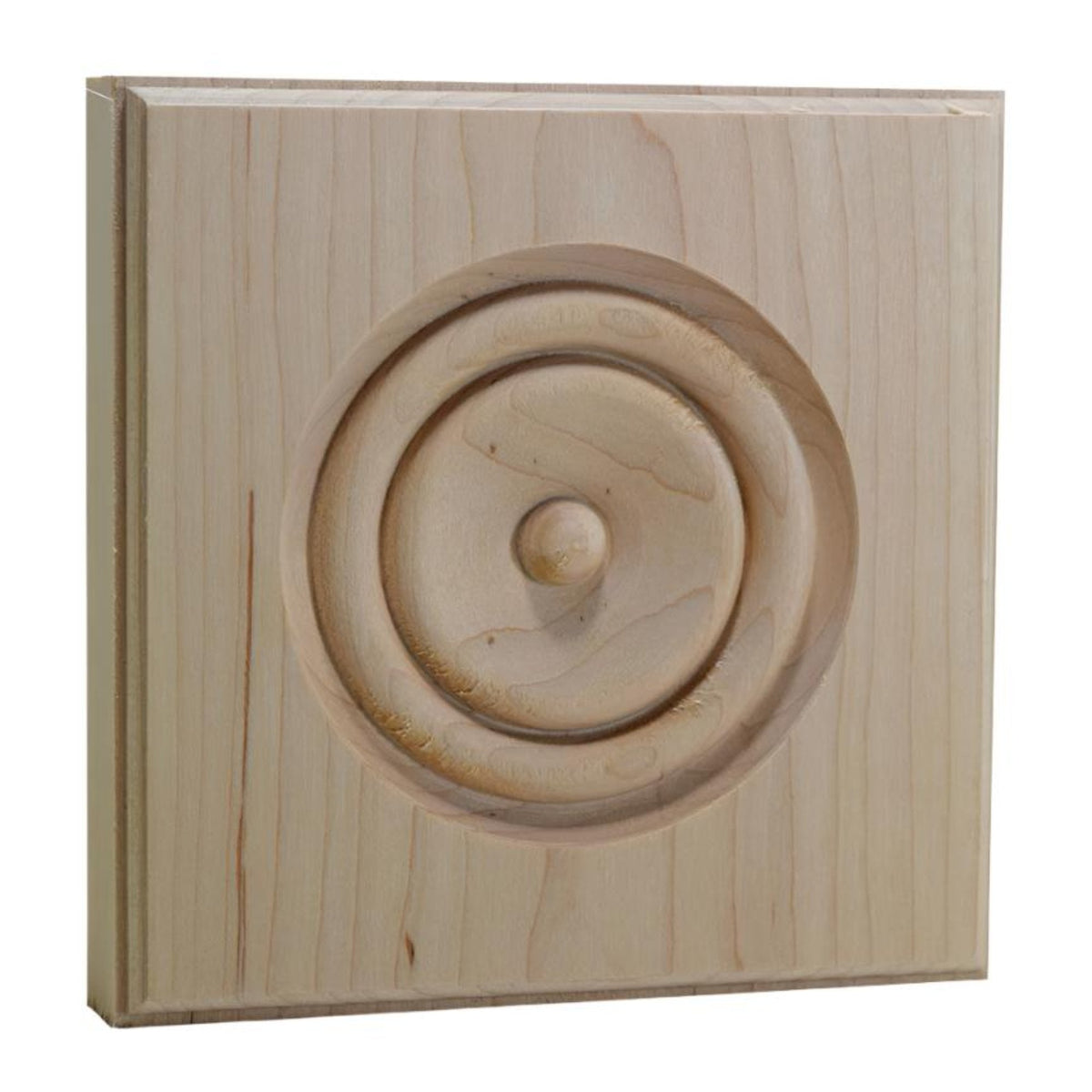 EWAP90 Rosette Casing Corner Block 1 inch x 5-1/2 inch Square Unfinished.