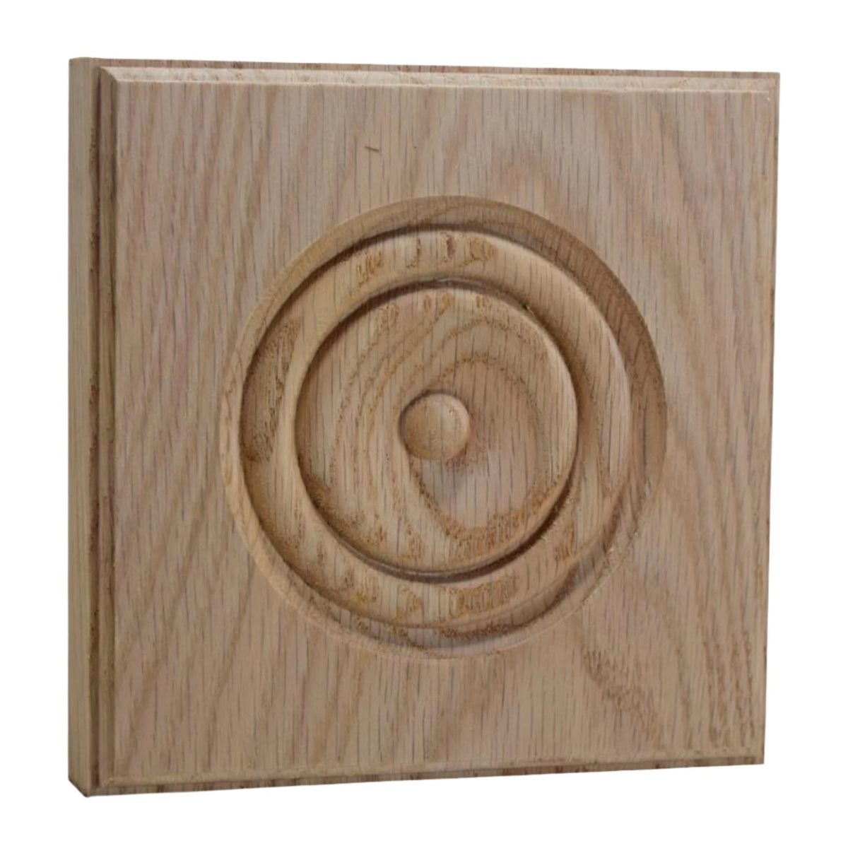 EWAP90 Rosette Casing Corner Block 1 inch x 5-1/2 inch Square Unfinished.