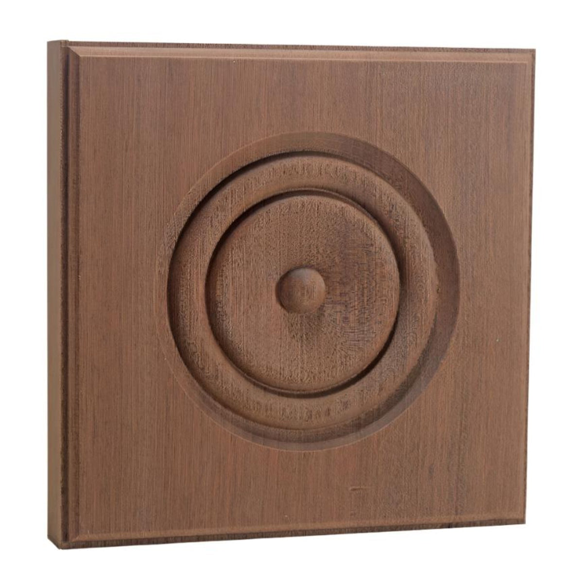 EWAP90 Rosette Casing Corner Block 1 inch x 5-1/2 inch Square Unfinished.