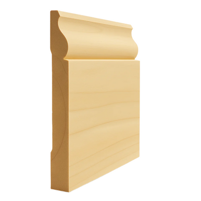 EWBB13 Colonial Baseboard 7-1/4" Tall x 11/16" Moulding. Unfinished.