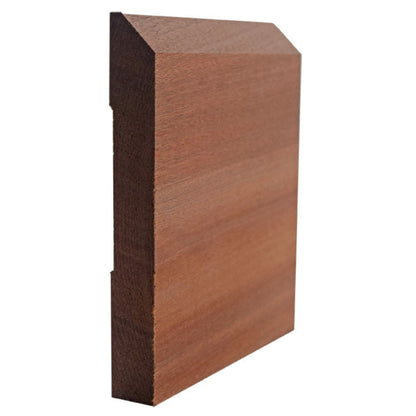 EWBB15 Beveled Edge Baseboard 5-1/4" Tall x 11/16" Moulding Unfinished.