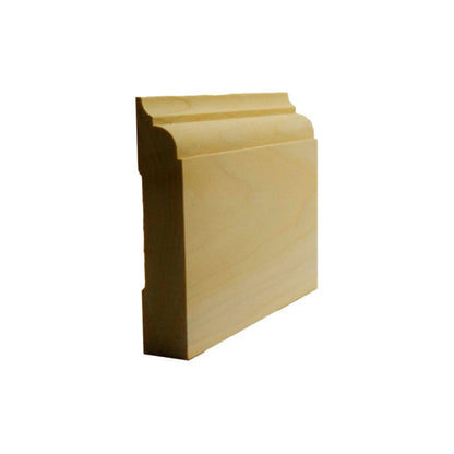 EWBB22 Nose & Cove 3-1/2" Tall x 11/16" Baseboard Moulding. Unfinished.