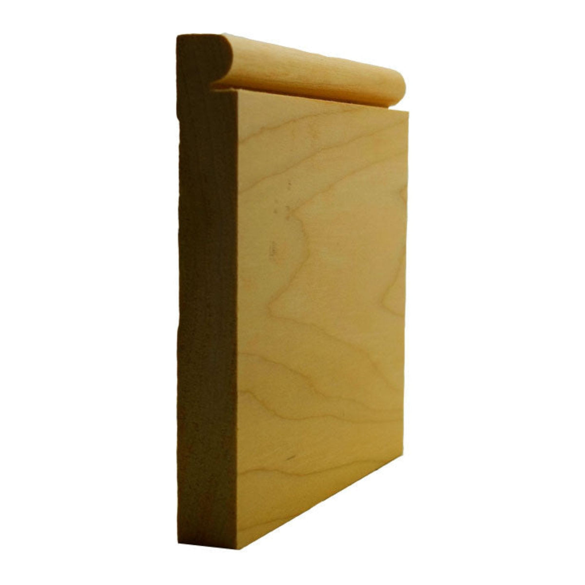 EWBB26 Beaded 5-1/4" Tall x 11/16" Baseboard Moulding. Unfinished.