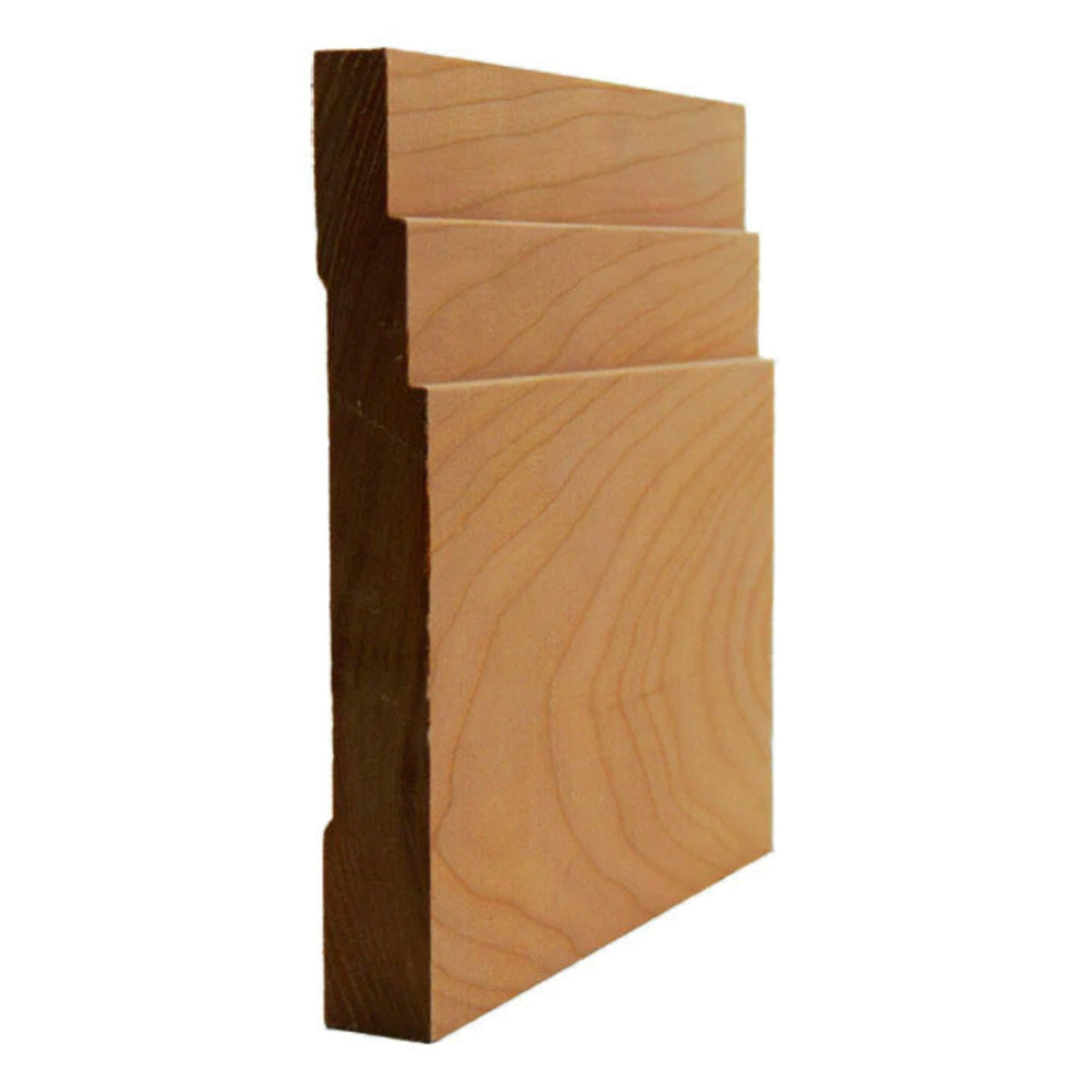 EWBB29 Contemporary Stepped 5-1/4" Tall x 11/16" Baseboard Unfinished.
