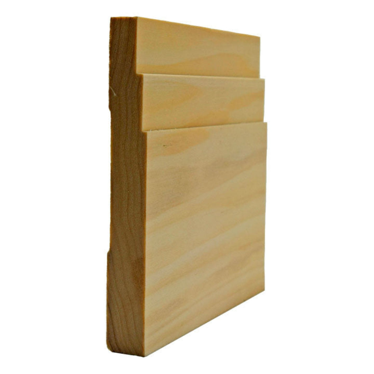 EWBB29 Contemporary Stepped 5-1/4" Tall x 11/16" Baseboard Unfinished.