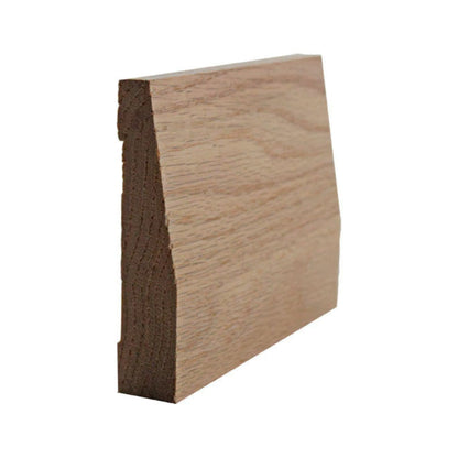 EWBB32 Beveled 3-1/2" Tall x 3/4" Baseboard Moulding. Unfinished.