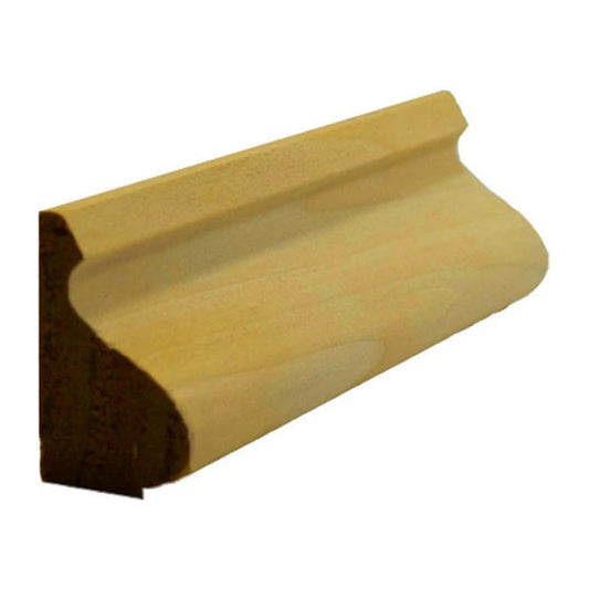 EWBC14 Colonial 1-3/8" Tall x 3/4" Base Cap Moulding. Unfinished.