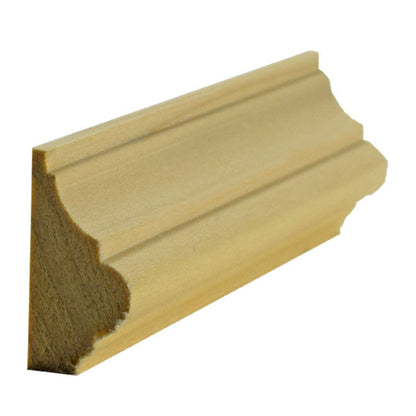 EWBC29 Colonial 1-1/2" Tall x 3/4" Base Cap Moulding. Unfinished.