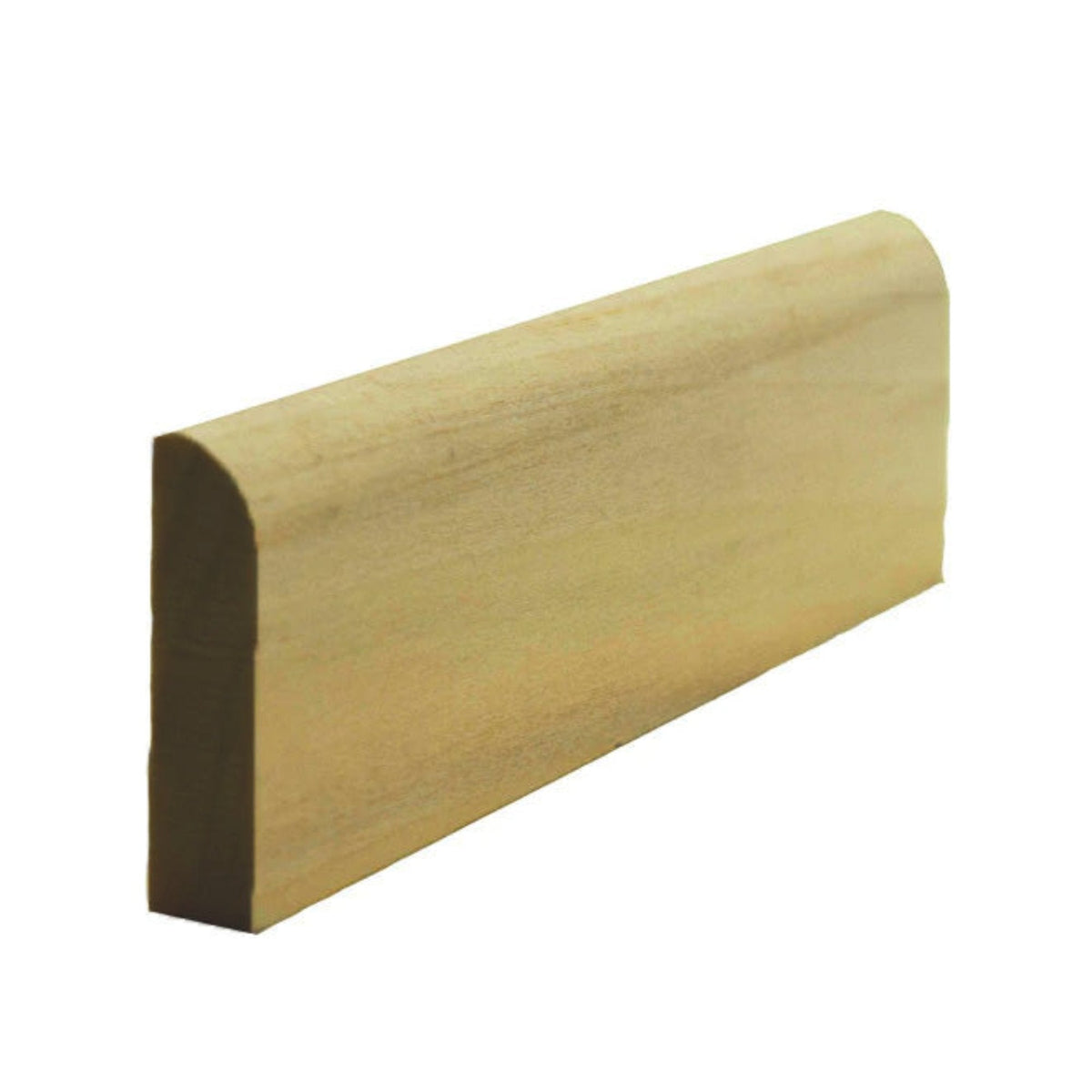 EWBS16 Baseboard Shoe 1-1/4" Tall x 5/16" Flat with Radius. Unfinished.