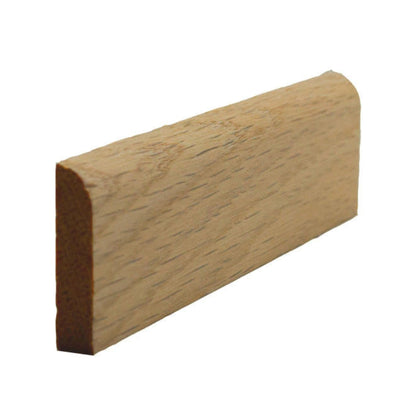 EWBS16 Baseboard Shoe 1-1/4" Tall x 5/16" Flat with Radius. Unfinished.