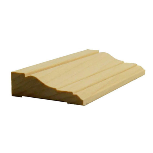 EWCA11 Colonial Casing 2-3/8" wide x 3/4" Trim. Unfinished Moulding.