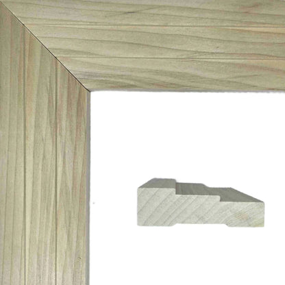 EWCA34 Contemporary 2-1/2" wide x 3/4" Stepped Casing. Unfinished Trim.