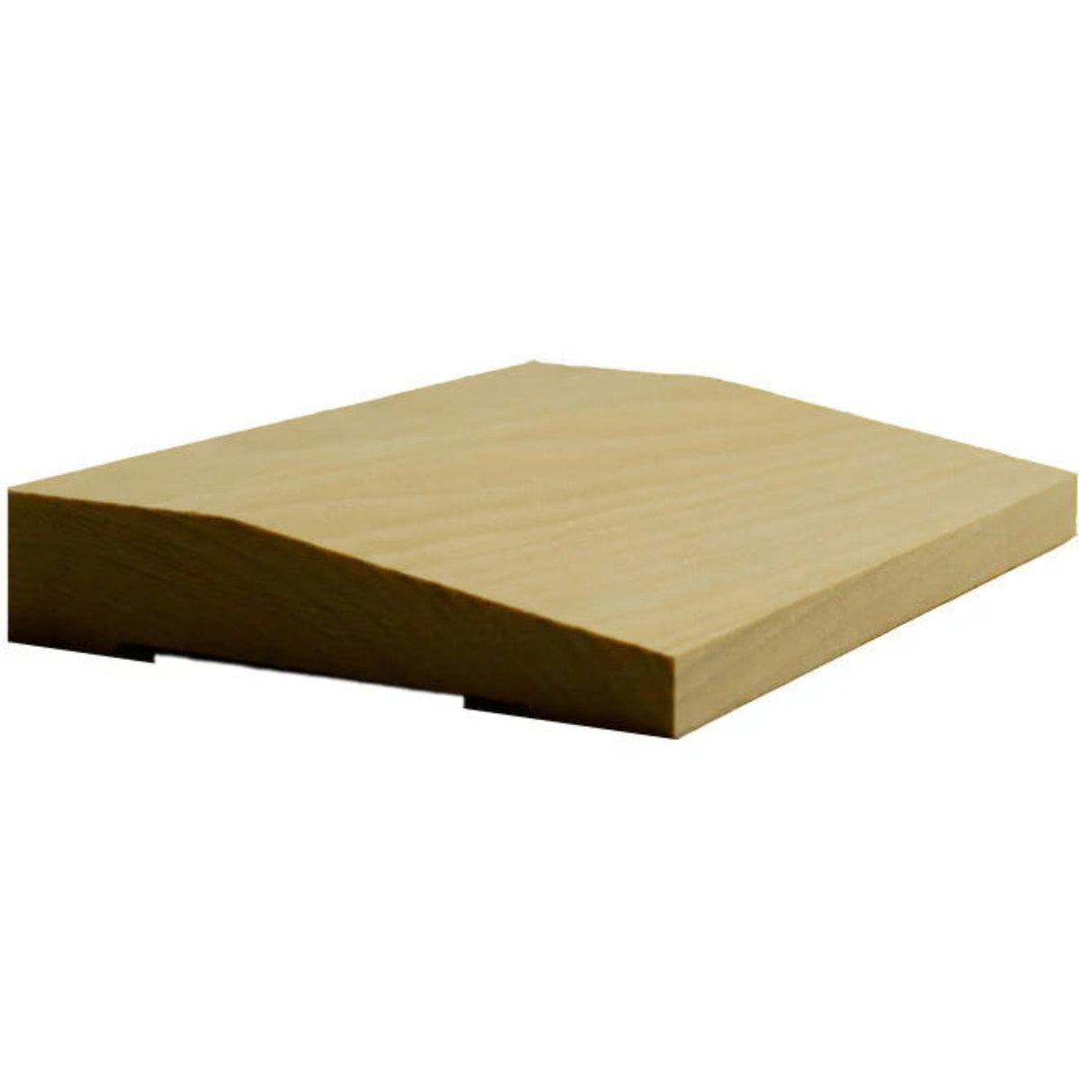 EWCA42 Contemporary 3-1/2" wide x 3/4" Beveled Casing. Unfinished Trim.
