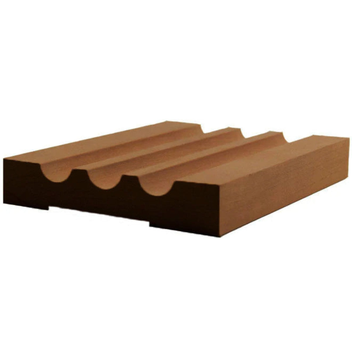 EWCA46 Fluted 3-1/2" wide x 3/4" Casing. Unfinished Trim.